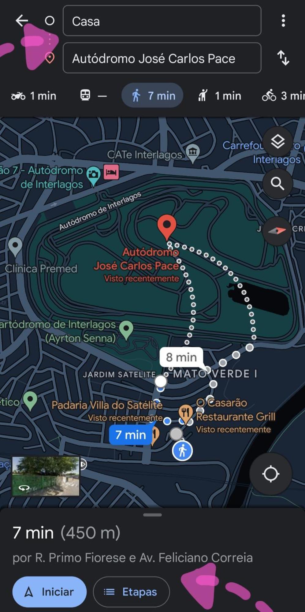 Proximo Autodromo De Interlagos Ha 450 Metros *